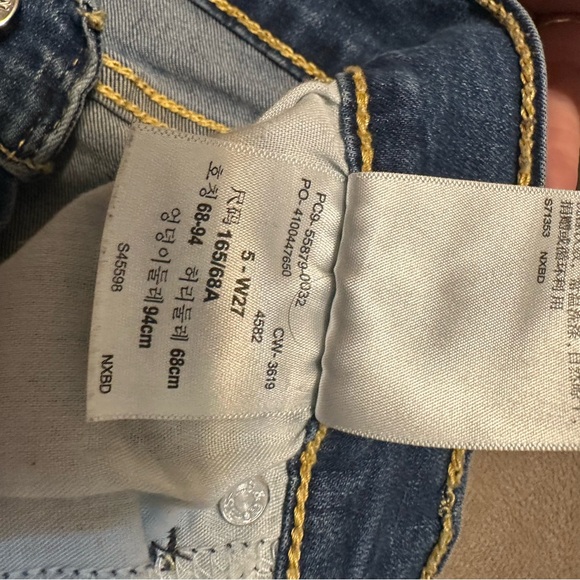 Denizen by Levi’s high rise shortie stretch Jean shorts size 27 - Picture 11 of 12